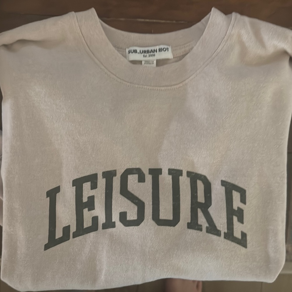 Sub_Urban Riot Cream Sweatshirt graphic small